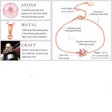 *LIMITED EDITION* Rose Quartz Paw Charm Bracelet