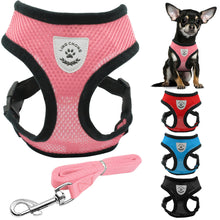 Soft Breathable Air Harness and Leash Set