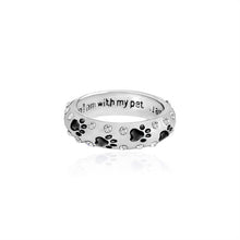"When I am with my pet, I am complete" Ring For Dog Lovers