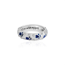 "When I am with my pet, I am complete" Ring For Dog Lovers