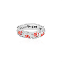 "When I am with my pet, I am complete" Ring For Dog Lovers
