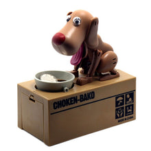 Cute Robotic Dog Automatic Money Box