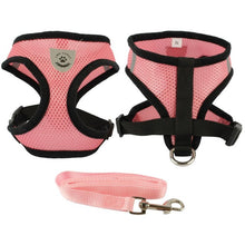 Soft Breathable Air Harness and Leash Set