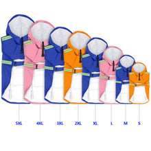 Raincoat Waterproof Jacket For Small Medium and Large Dogs