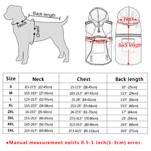 Raincoat Waterproof Jacket For Small Medium and Large Dogs