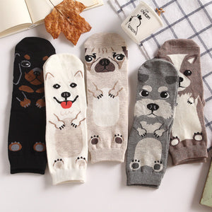 *LIMITED STOCK* Cute Dog Socks (Doberman, Corgi, Dachshund, Husky, Schnauzer)