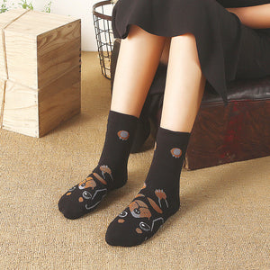 *LIMITED STOCK* Cute Dog Socks (Doberman, Corgi, Dachshund, Husky, Schnauzer)