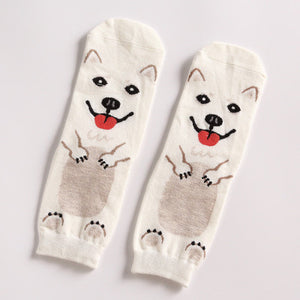 *LIMITED STOCK* Cute Dog Socks (Doberman, Corgi, Dachshund, Husky, Schnauzer)