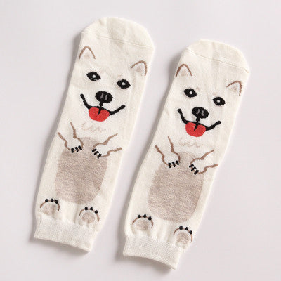 *LIMITED STOCK* Cute Dog Socks (Doberman, Corgi, Dachshund, Husky, Schnauzer)