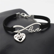 Leather Bracelet Pendant Love Dog