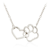 Hollow Paw-Heart Necklace For Dog Lovers