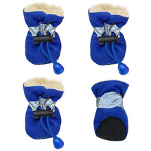 4pcs Waterproof Winter Anti-slip Boots For Dogs