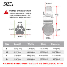 High Quality 4pcs Waterproof Winter Anti-slip Boots Paw Protector