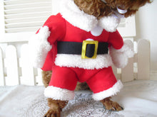 Cute Christmas Two legs Santa Costume for Small Dogs/Cats