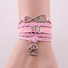 PUG Leather Bracelet For Men/Women