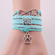 PUG Leather Bracelet For Men/Women
