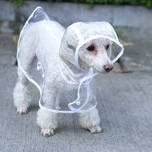 Waterproof Raincoat Transparent Pet Rainwear clothes for Small dogs