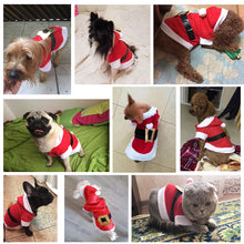 Christmas Santa Costume Outfit For Small Pets